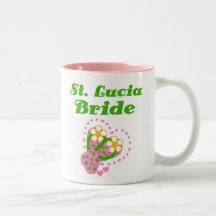 Novia de St Lucia Tazas
