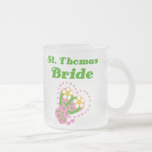 Novia de St Thomas Tazas De Café