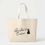 Novia del equipo de las novias (negro) bolsa de mano