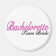 Novia del equipo del fiesta de Bachelorette Imanes
