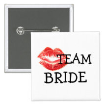 Novia del equipo pins