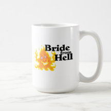 Novia del infierno taza