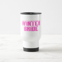 Novia del invierno tazas de café
