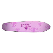 Novia del número 1 tablas de skate