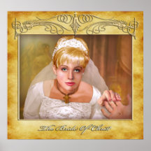 Novia del poster de Cristo
