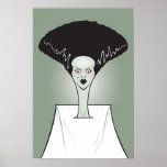 Novia del poster de Frankenstein