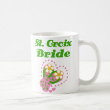 Novia del St. Croix Tazas De Café