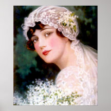 Novia del vintage poster