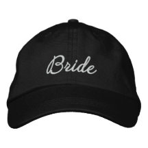 Novia Gorra De Béisbol Bordada