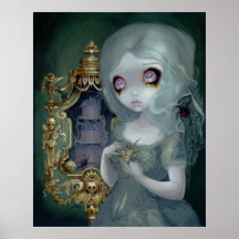 Novia gótica de la IMPRESIÓN de Srta. Havisham ART Poster