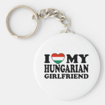 Novia húngara llavero