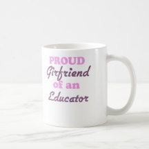 Novia orgullosa de un educador taza