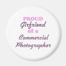 Novia orgullosa de un fotógrafo comercial imán para frigorífico