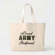 Novia orgullosa del ejército bolsas