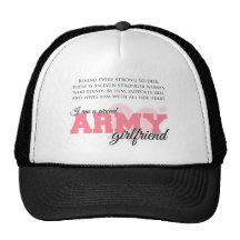 Novia orgullosa del ejército gorras