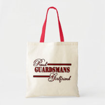 Novia orgullosa del Guardia Nacional (negro rojo d Bolsa