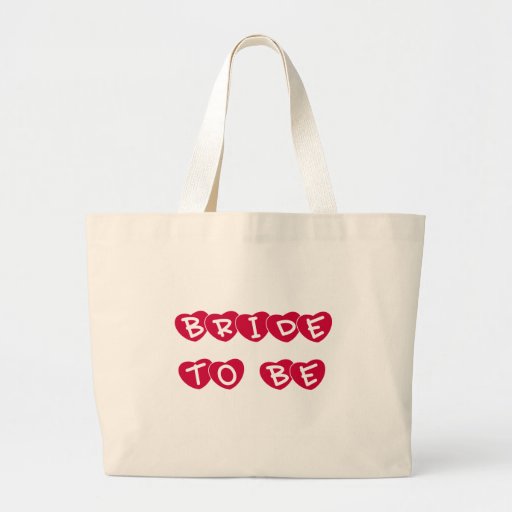 Novia roja de los corazones a ser bolsa