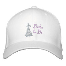 Novia violeta del KRW a ser Gorras Bordadas