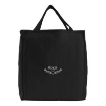 NOVIA Y ESCUDO BORDADOS DEL CORAZÓN BOLSAS DE MANO BORDADAS
