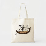 Novia y novio de Venecia Bolsas Lienzo