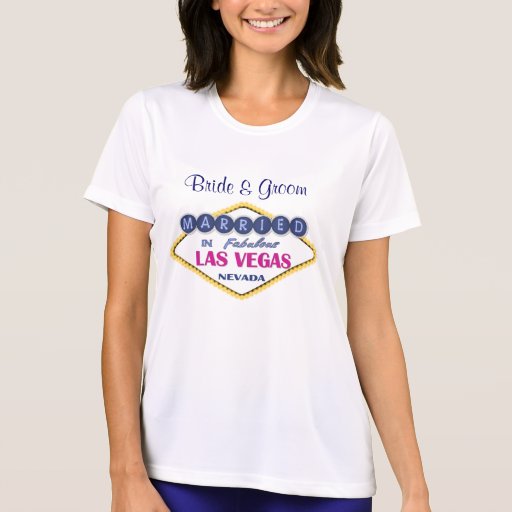 Novia y novio - personalizar de Las Vegas Camisetas
