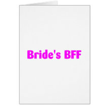 Novias BFF (rosa) Felicitación