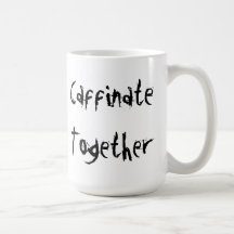 Novias Caffinate junto Taza
