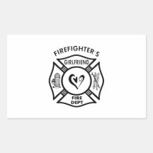 Novias de los bomberos pegatina