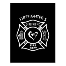 Novias de los bomberos postal