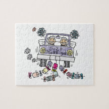 Novias lesbianas del boda puzzle con fotos