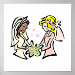Novias lesbianas interraciales impresiones