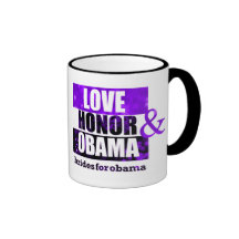 Novias para la taza de Obama