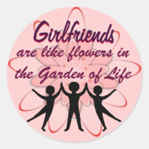 novias pegatinas redondas