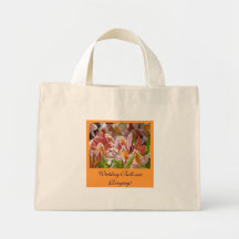 Novias rosadas de los regalos de la bolsa de asas 