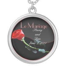 Novias y collares de las damas de honor