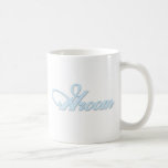 Novio azul de la aguamarina tazas