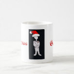 Novio del navidad taza
