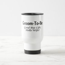 Novio divertido a ser taza de café
