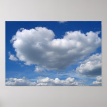 Nube de corazón - amores al cielo poster