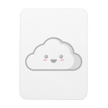Nube de Kawaii Imán Flexible