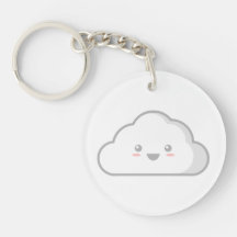 Nube de Kawaii Llaveros