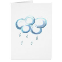 Nube de lluvia felicitacion 