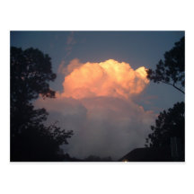 Nube del Boming Tarjeta Postal