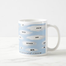 Nube nueve, taza