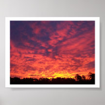 Nube rosada del cráneo posters