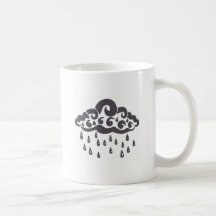 Nube tribal tazas de café