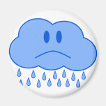 Nube triste imanes de nevera