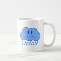 Nube triste tazas