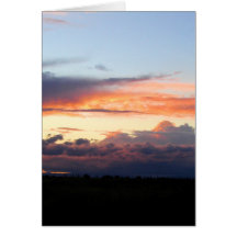 nubes de la tarde tarjetas