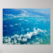 Nubes del Caribe Poster